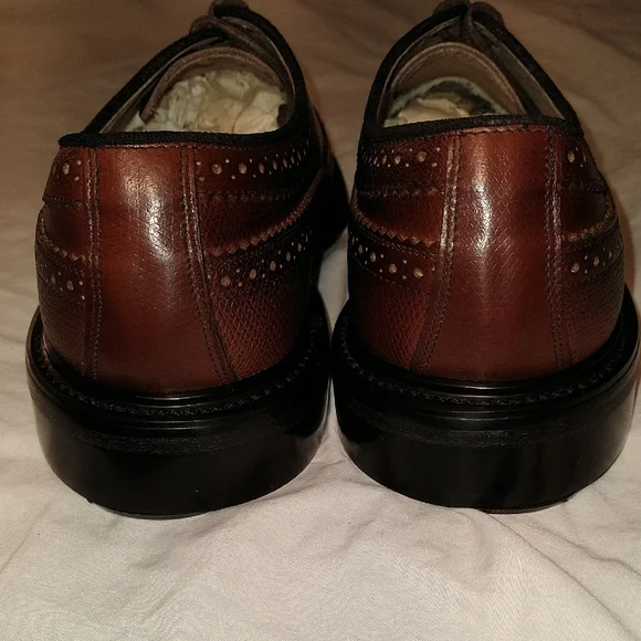 Sears Brown Leather Oxford Shoes with Broguing display picture 1